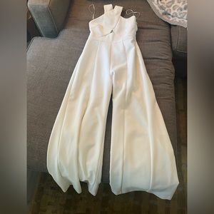 Likely white jumpsuit